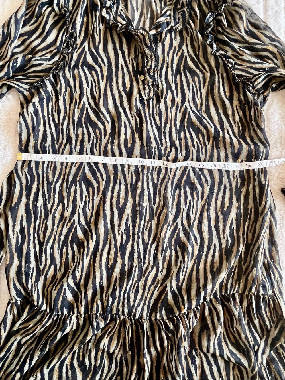 Garcia Dark Fairycore Sheer Ruffle Dress Whimsigoth Prairie Chic✨EUC - Picture 9 of 16